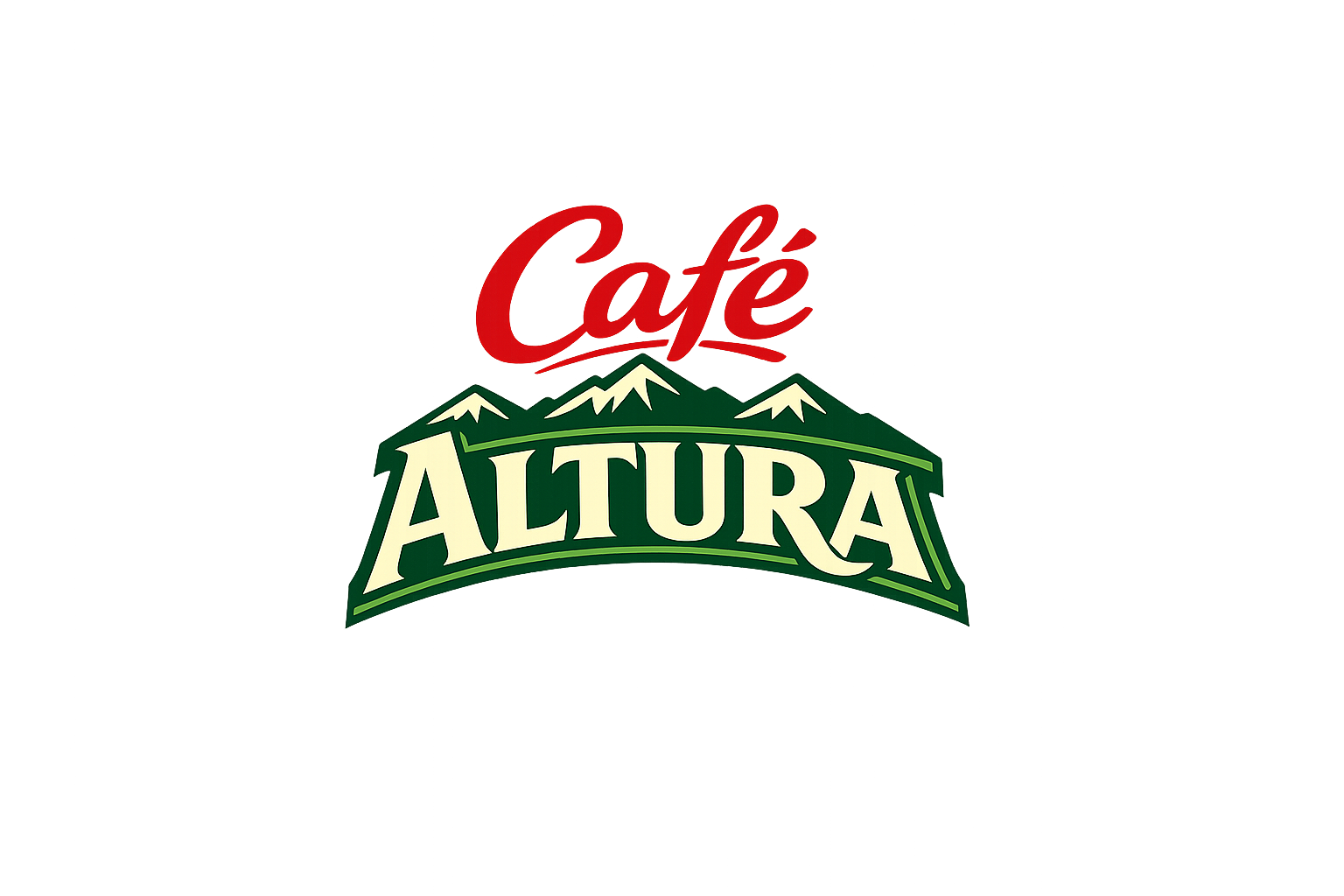 Café Altura organic coffee brand logo